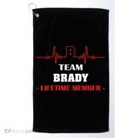 Team BRADY Lifetime Member Blood Completely Family Golf Towel thumb 0