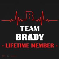 Team BRADY Lifetime Member Blood Completely Family Visor thumb 3