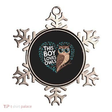 This Boy Loves Owls Cute Owl Valentines Day Ornament