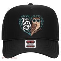This Boy Loves Owls Cute Owl Valentines Day Hat thumb 0