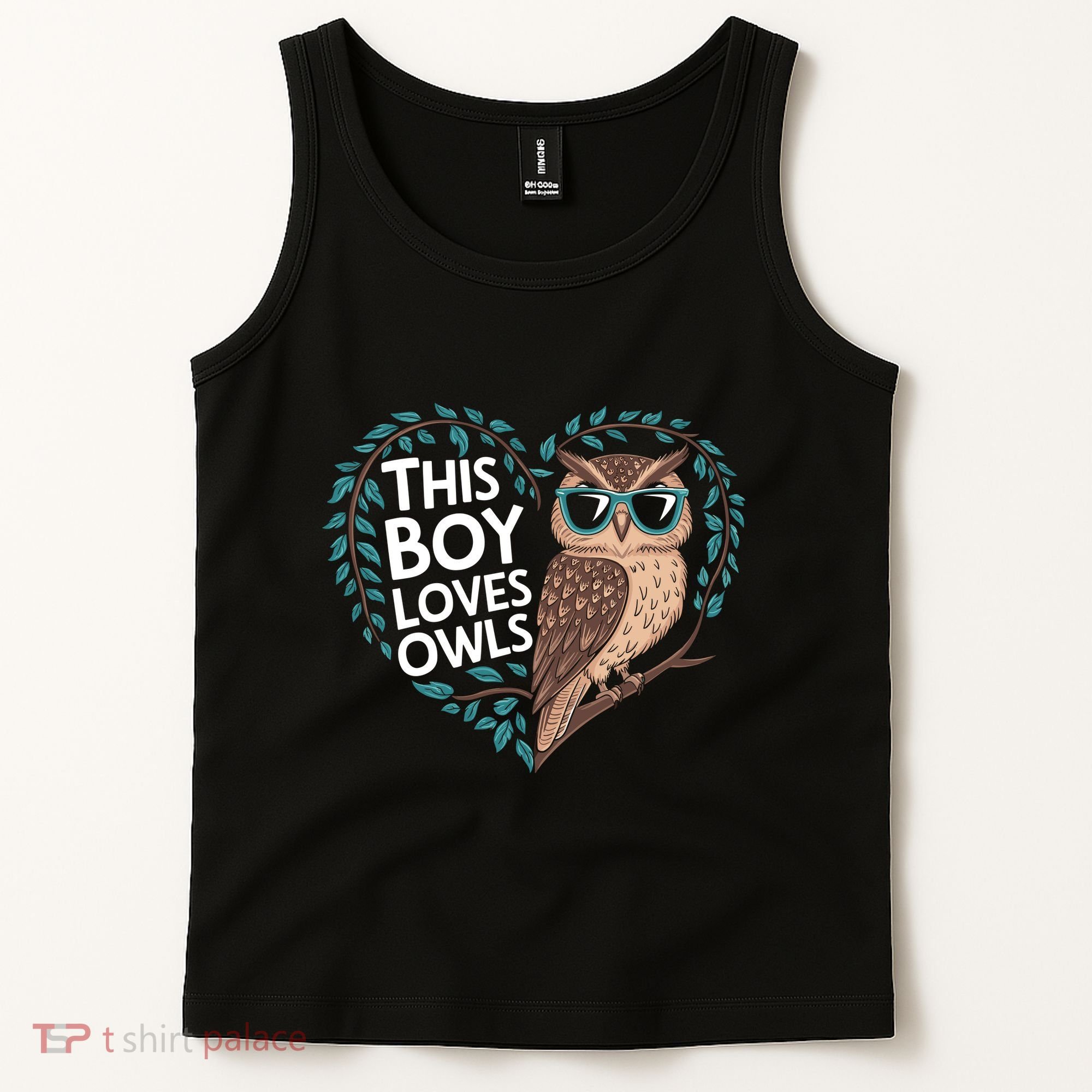 This Boy Loves Owls Cute Owl Valentines Day Tank Top