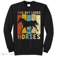 This Boy Loves Horses Horse Sweatshirt thumb 0