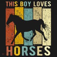 This Boy Loves Horses Horse Sweatshirt thumb 3