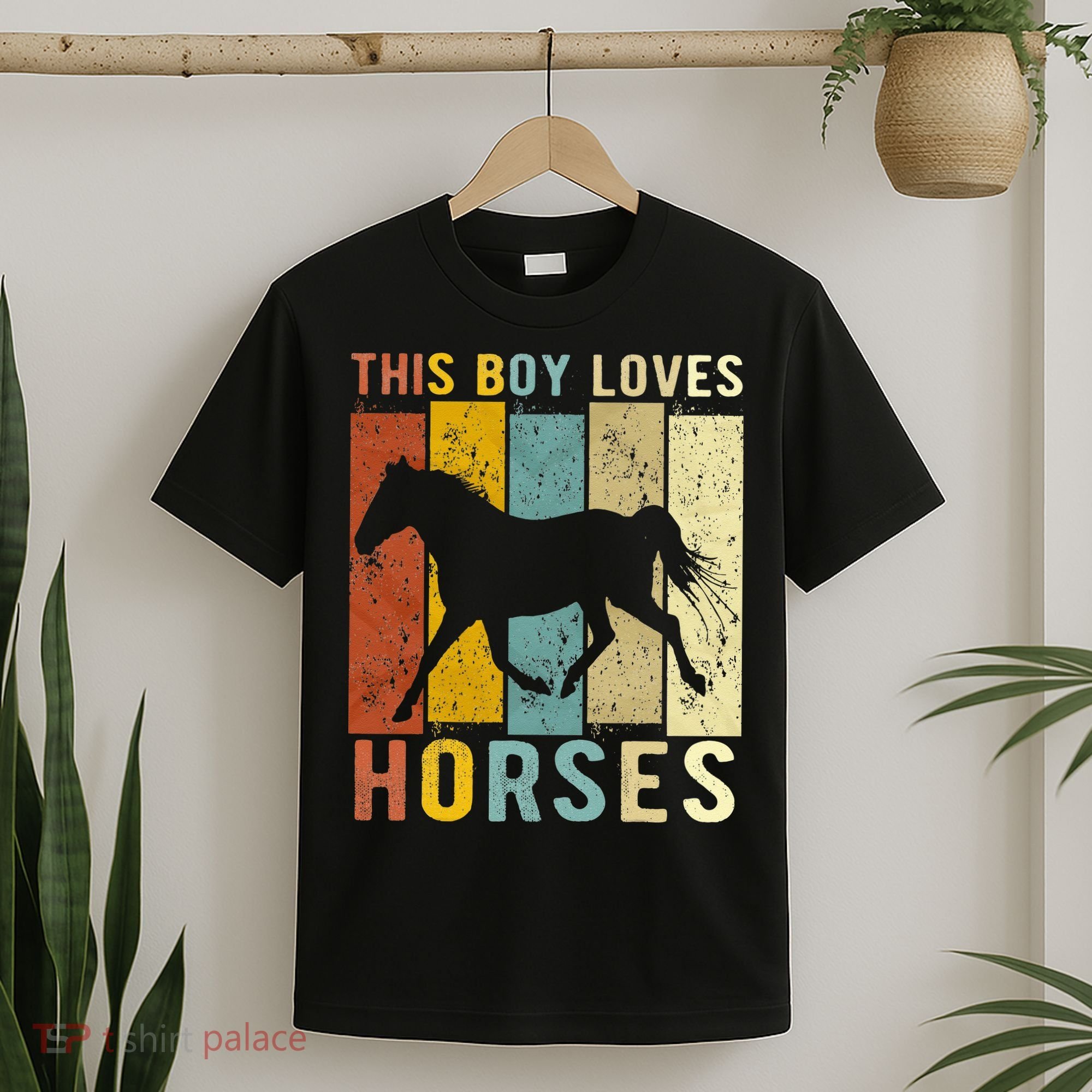 This Boy Loves Horses Horse T-Shirt