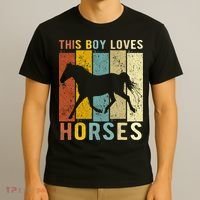 This Boy Loves Horses Horse T-Shirt thumb 3