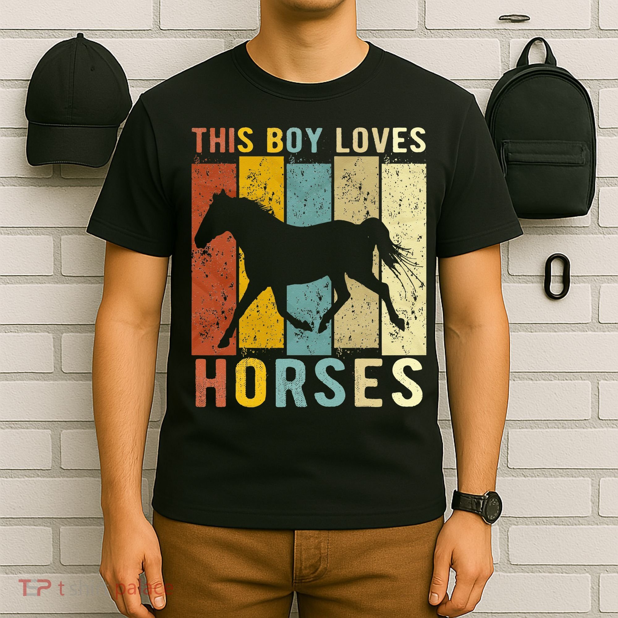 This Boy Loves Horses Horse T-Shirt