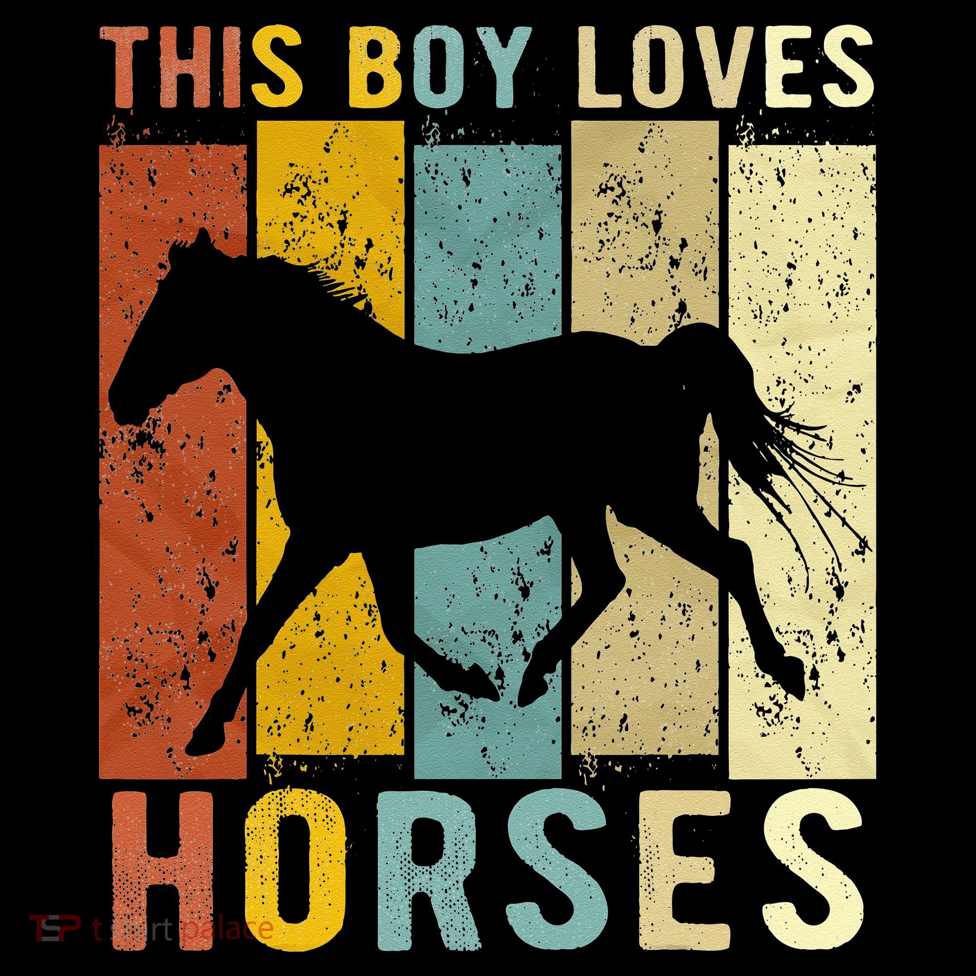 This Boy Loves Horses Horse T-Shirt
