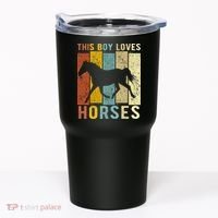 This Boy Loves Horses Horse Tumbler thumb 0