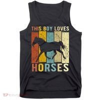 This Boy Loves Horses Horse Tank Top thumb 0