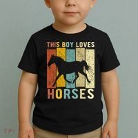 This Boy Loves Horses Horse Toddler T-Shirt thumb 2