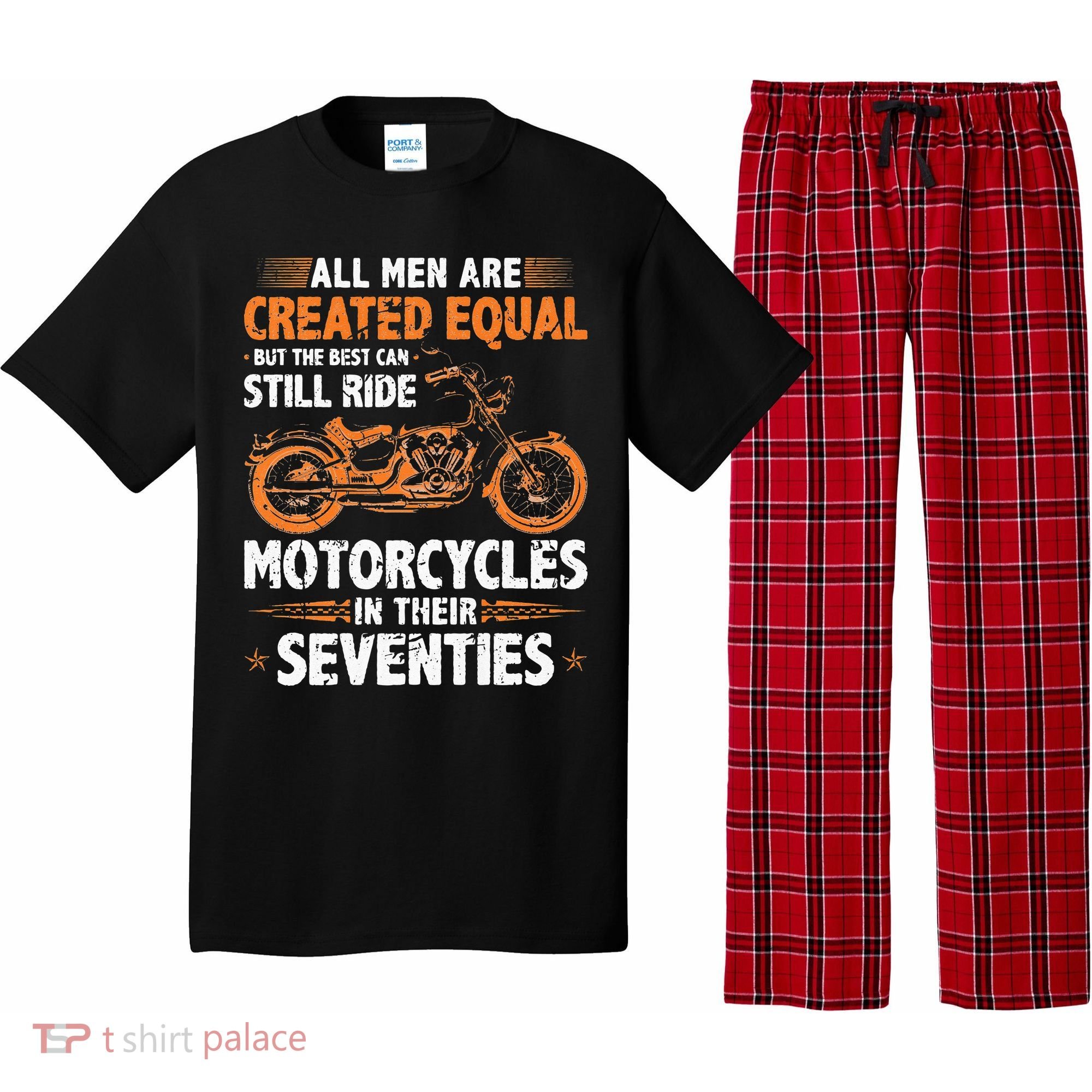 The Best Men Can Still Ride Motorcycles In Their 70s Biker Pajama Set