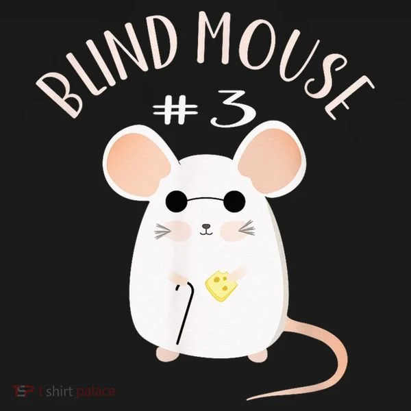 Three Blind Mice Matching Halloween Group Costume Mouse #3 Ornament