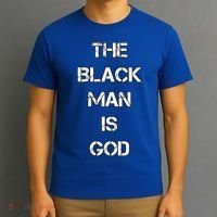 The Black Man Is God Nge Gods And Earths 5 Percent Great Gift T-Shirt thumb 3