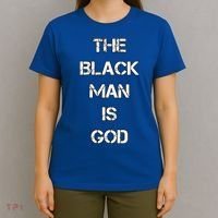 The Black Man Is God Nge Gods And Earths 5 Percent Great Gift T-Shirt thumb 4