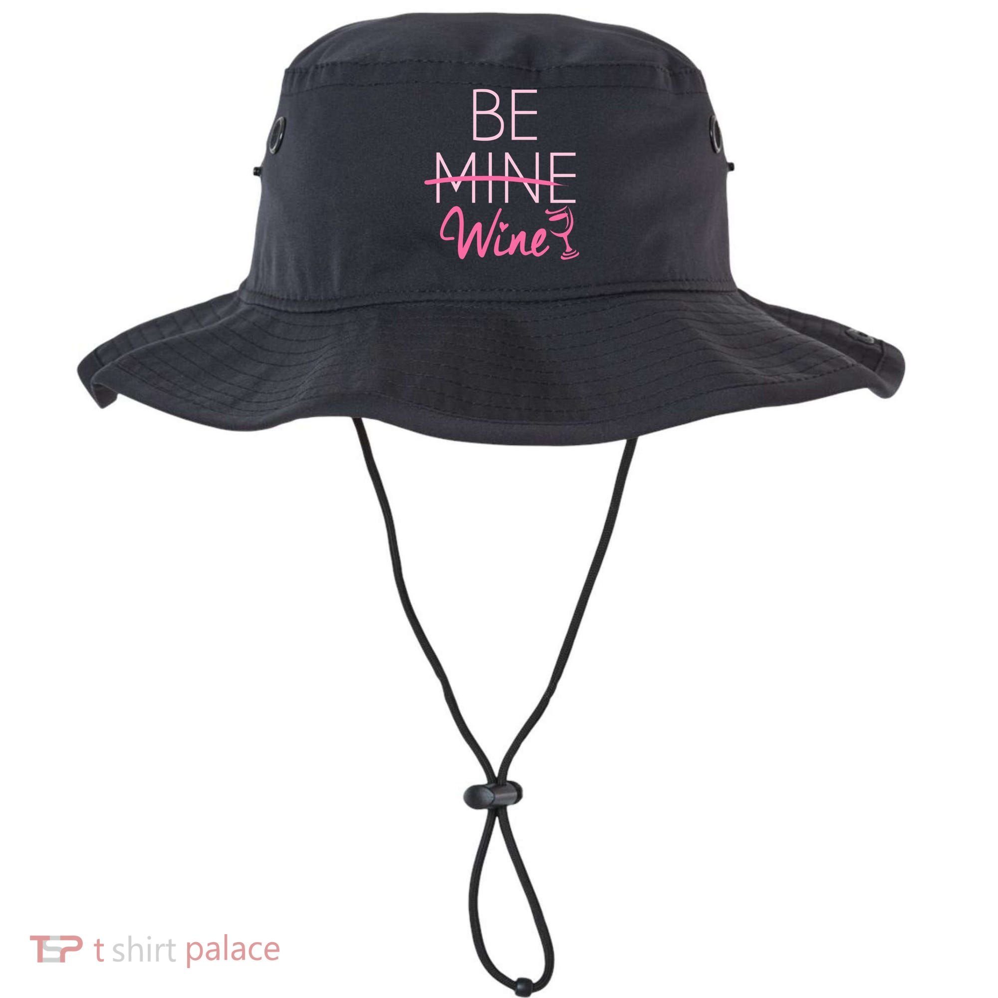 Trendy Be Mine Be Wine Valentine's Day Humor Cool Gift Bucket Hat