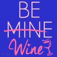 Trendy Be Mine Be Wine Valentine's Day Humor Cool Gift Kids Hoodie thumb 5