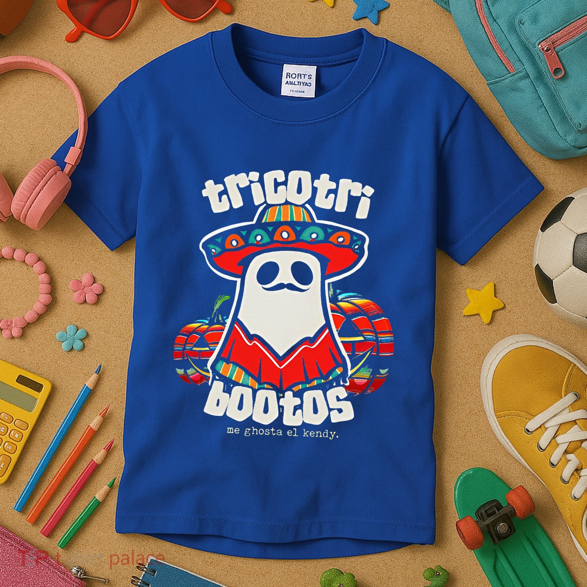 Tricotri Bootos Me Ghosta El Kendy Kids T-Shirt