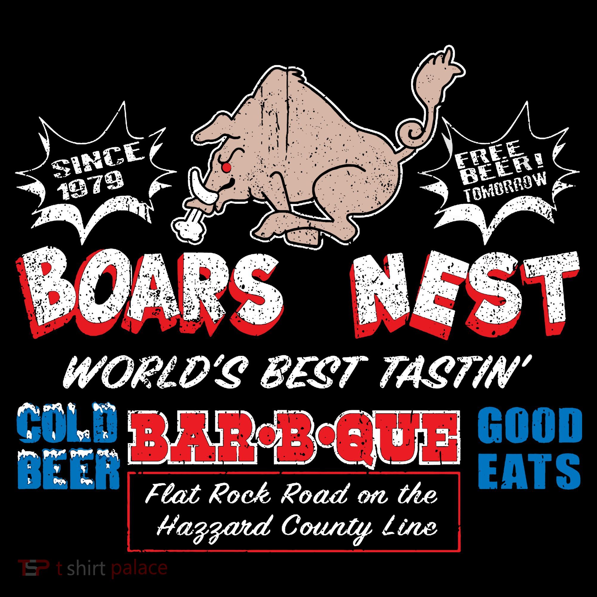 The Boars Nest Best BBQue T-Shirt