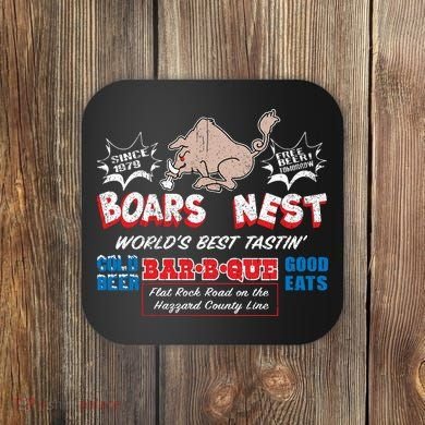 The Boars Nest Best BBQue Coaster