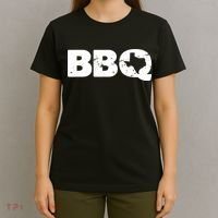 Texas BBQ novelty Texas Barbecue and Map vintage BBQ T-Shirt thumb 4