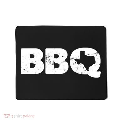 Texas BBQ novelty Texas Barbecue and Map vintage BBQ Mousepad