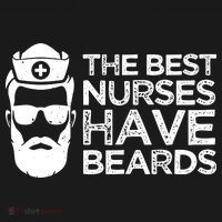 The Best Nurses Have Beards Funny Nurse Coaster thumb 2