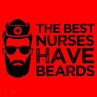 The Best Nurses Have Beards Funny Nurse Santa Hat thumb 1