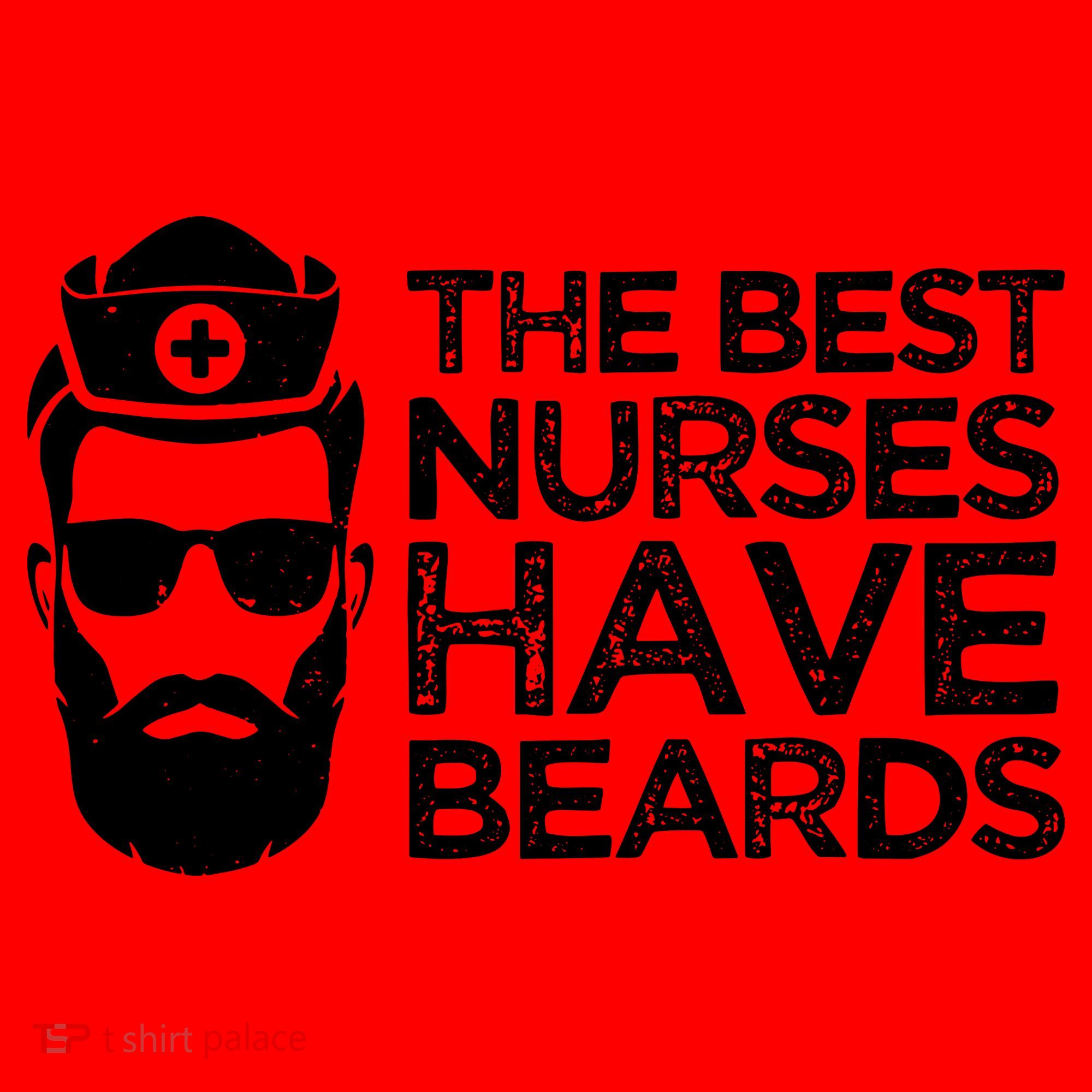 The Best Nurses Have Beards Funny Nurse Santa Hat