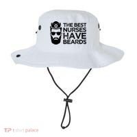 The Best Nurses Have Beards Funny Nurse Bucket Hat thumb 0