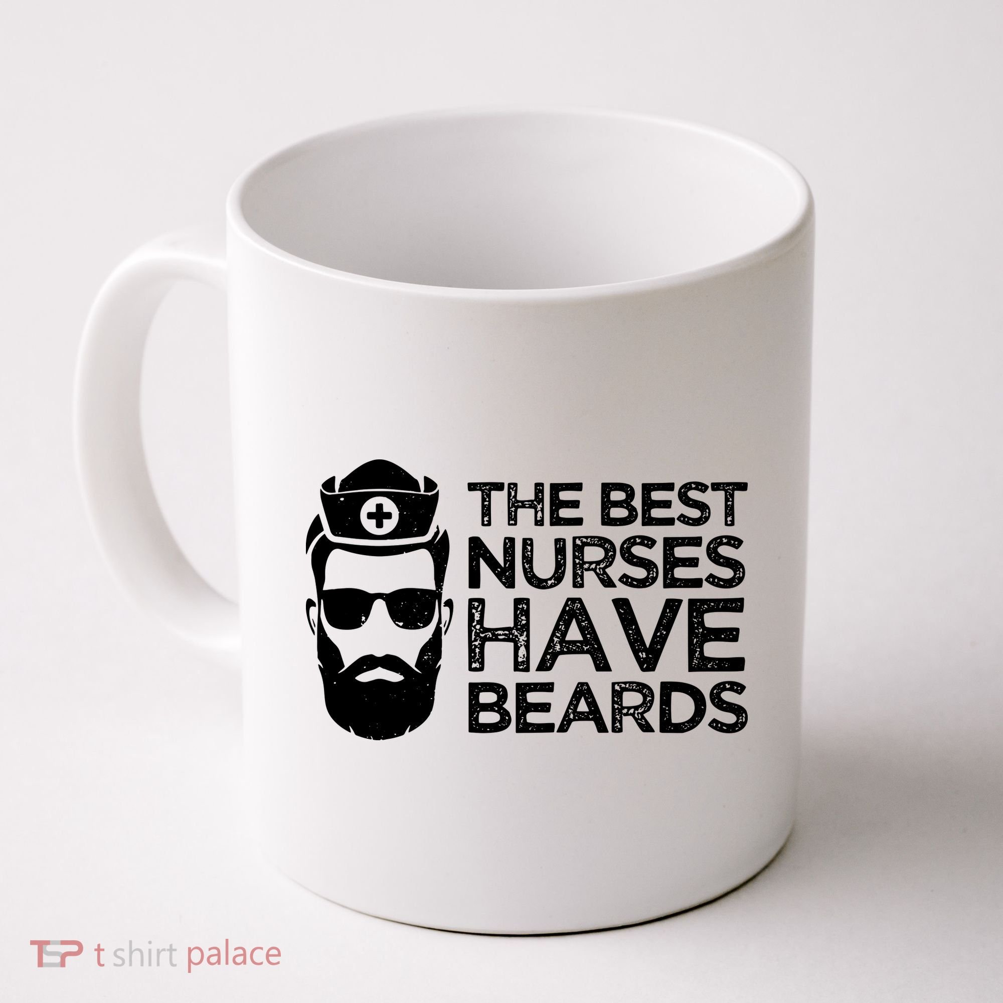 The Best Nurses Have Beards Funny Nurse Coffee Mug