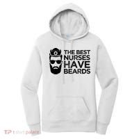 The Best Nurses Have Beards Funny Nurse Women's Hoodie thumb 0