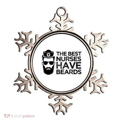 The Best Nurses Have Beards Funny Nurse Ornament
