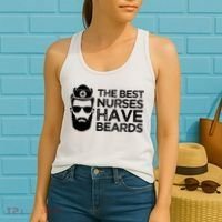 The Best Nurses Have Beards Funny Nurse Women's Tank Top thumb 2