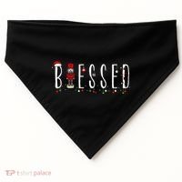 Trendy Blessed Nutcracker USA-Made Doggie Bandana thumb 0
