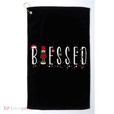 Trendy Blessed Nutcracker Golf Towel