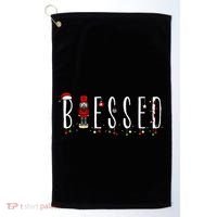 Trendy Blessed Nutcracker Golf Towel thumb 0
