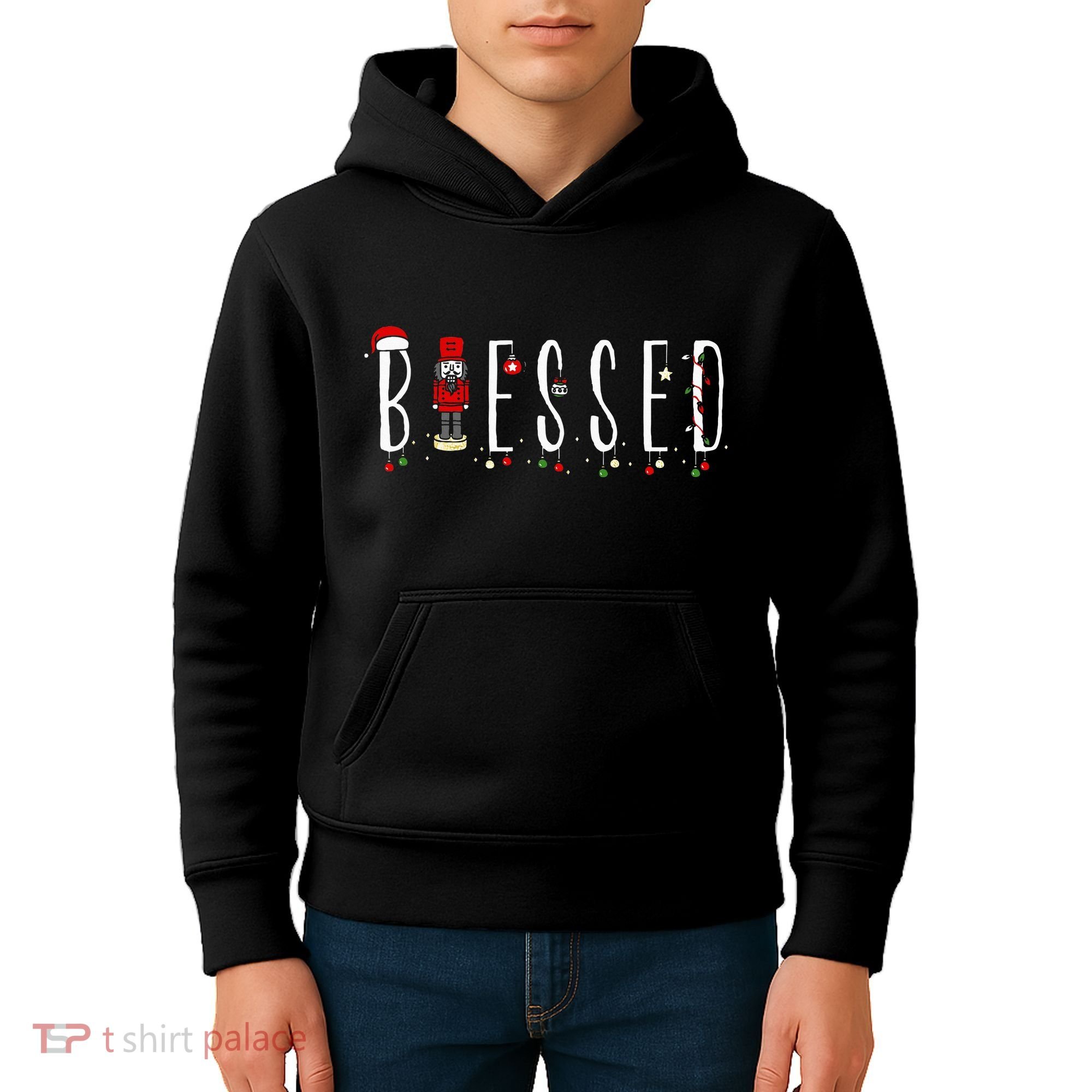 Trendy Blessed Nutcracker Kids Hoodie