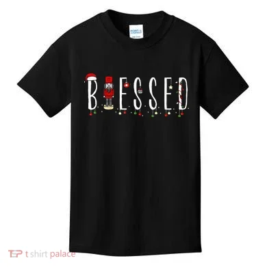 Trendy Blessed Nutcracker Kids T-Shirt