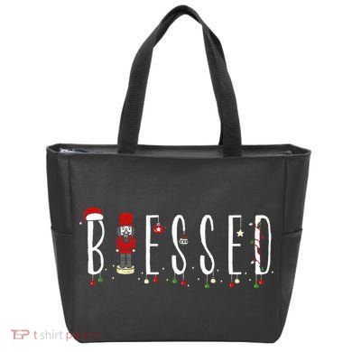 Trendy Blessed Nutcracker Tote Bag