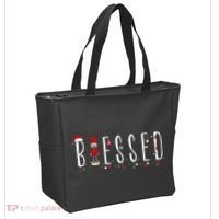 Trendy Blessed Nutcracker Tote Bag thumb 2
