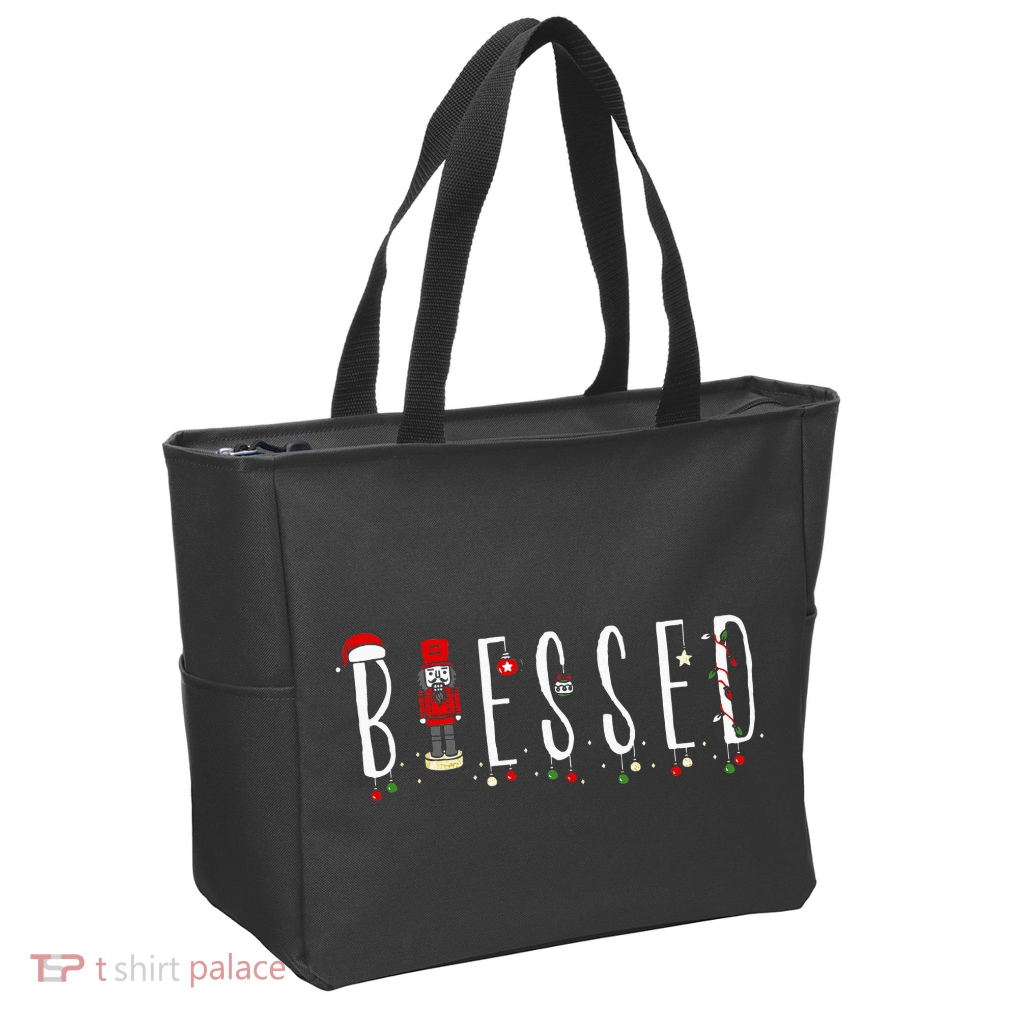 Trendy Blessed Nutcracker Tote Bag