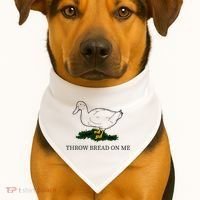 Throw Bread On Me USA-Made Doggie Bandana thumb 1