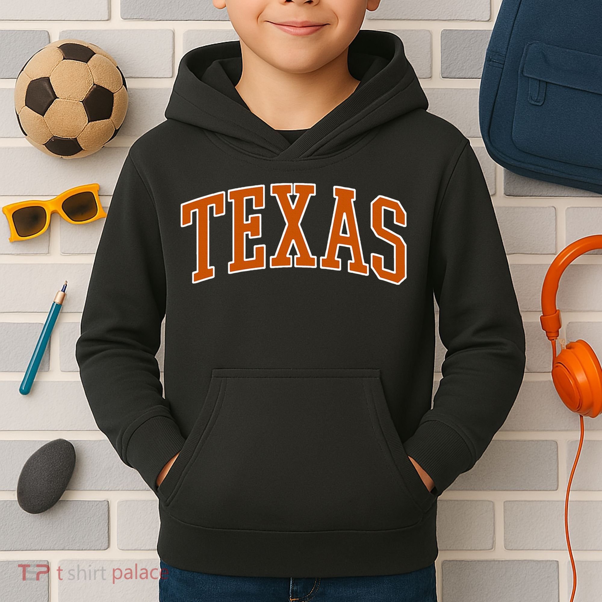 The Best Outfits & Accessories For Texas Lovers Kids Hoodie