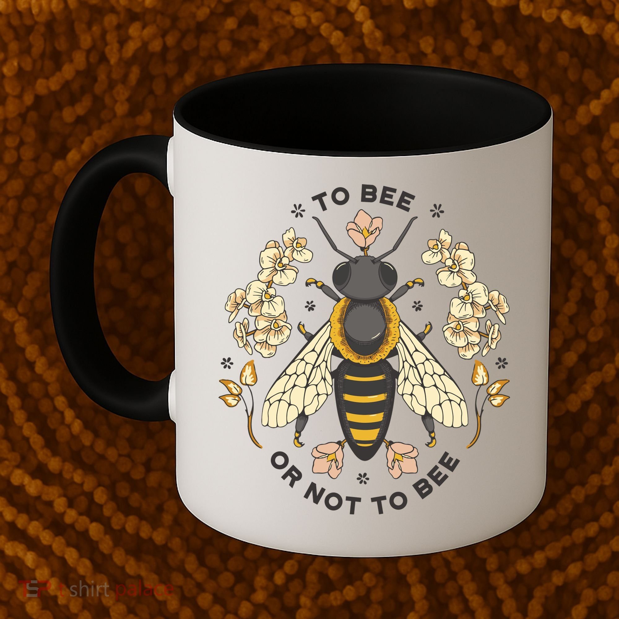 To Bee Or Not To Bee Bumblebee Spring Coffee Mug