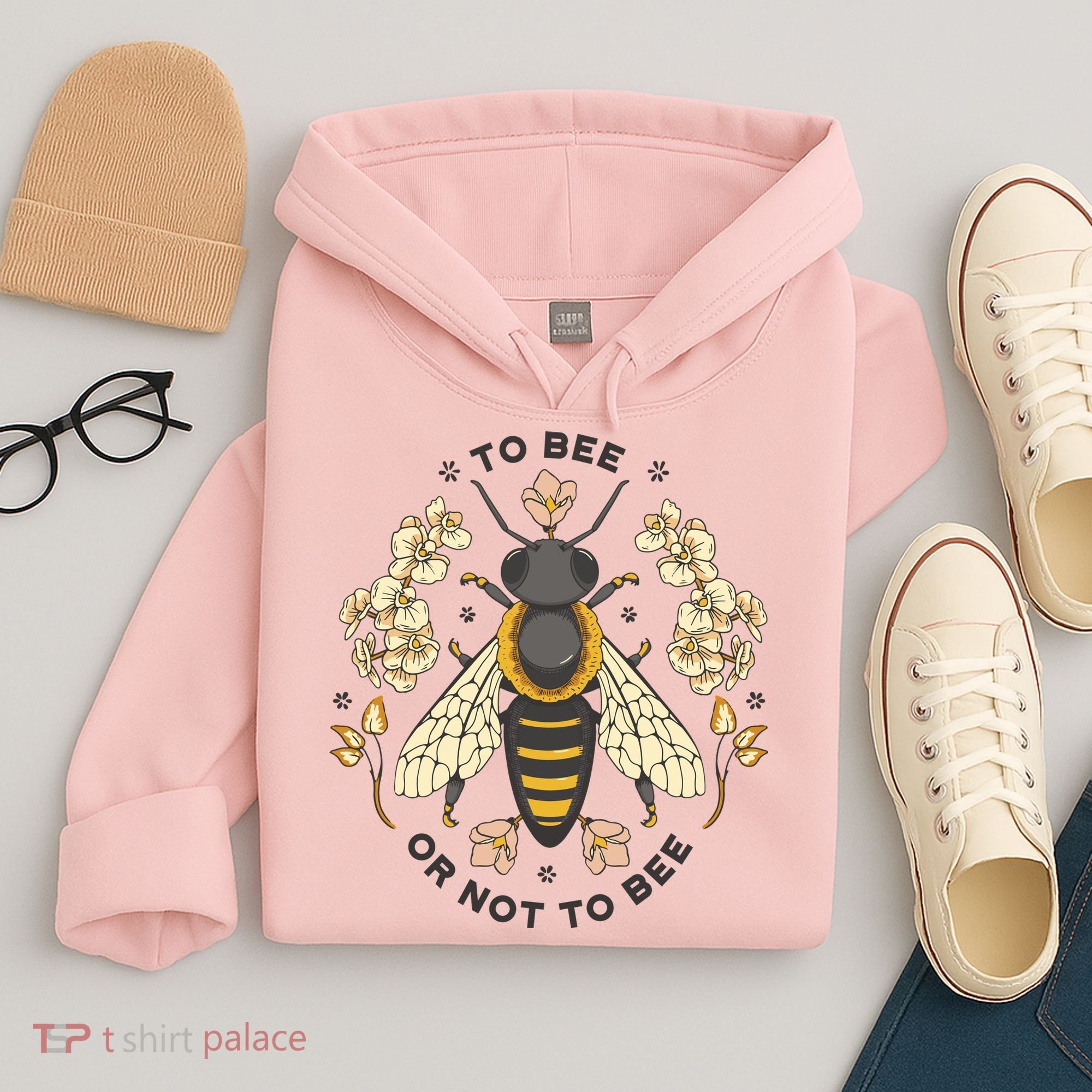 To Bee Or Not To Bee Bumblebee Spring Hoodie
