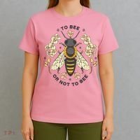 To Bee Or Not To Bee Bumblebee Spring T-Shirt thumb 4