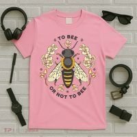 To Bee Or Not To Bee Bumblebee Spring T-Shirt thumb 5