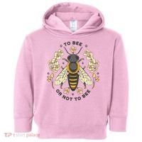 To Bee Or Not To Bee Bumblebee Spring Toddler Hoodie thumb 0