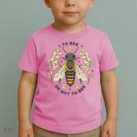 To Bee Or Not To Bee Bumblebee Spring Toddler T-Shirt thumb 2