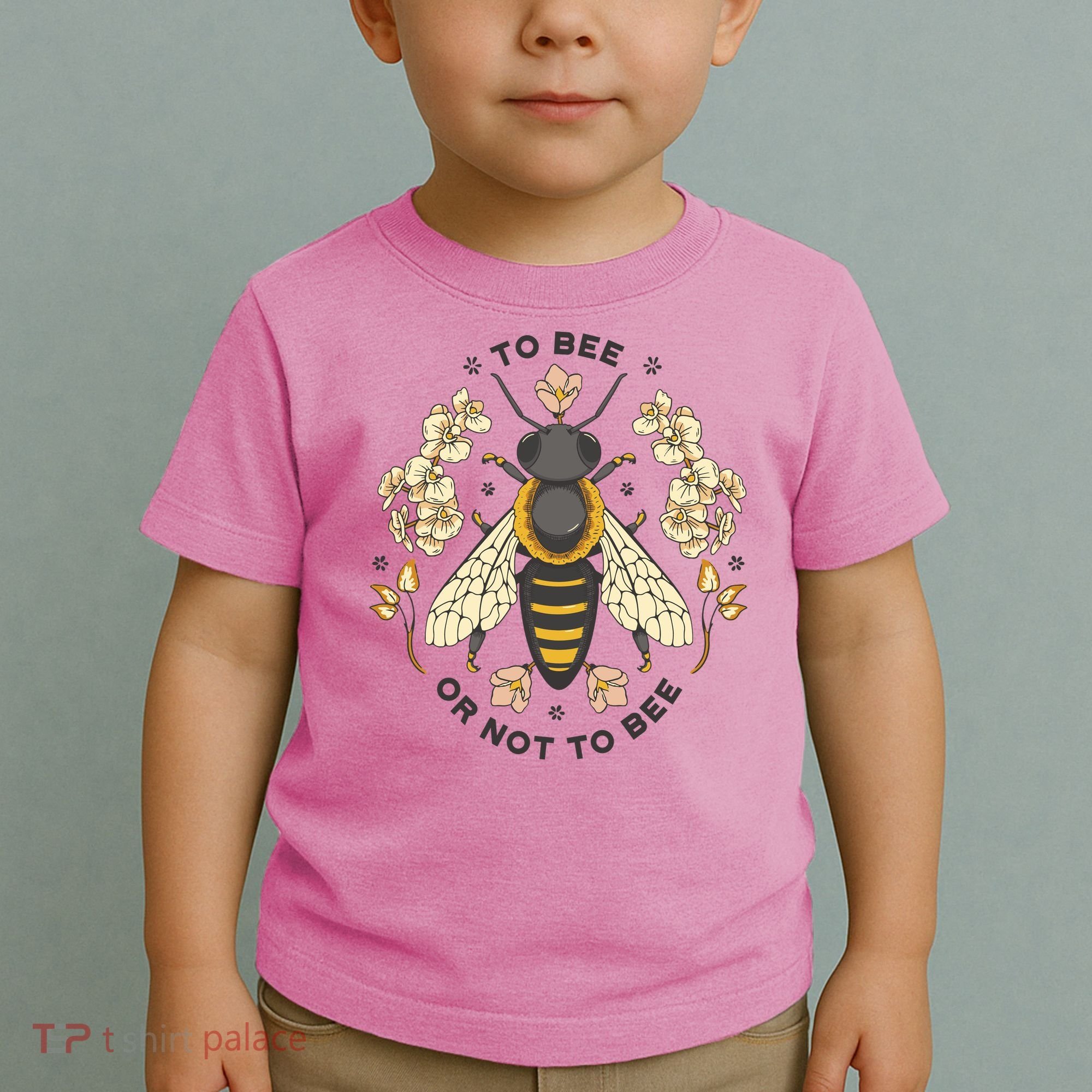 To Bee Or Not To Bee Bumblebee Spring Toddler T-Shirt
